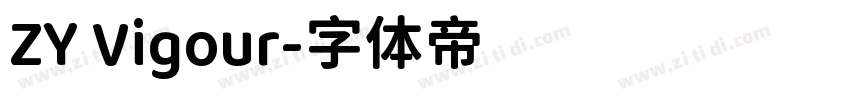 ZY Vigour字体转换